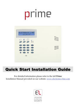 5IN1911 Prime Quick Installer Guide UK