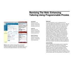 Remixing The Web - Stanford HCI Group