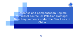 Topic 7: Response and Compensation (China)