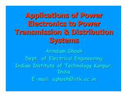 applications of power electronics to power transmission