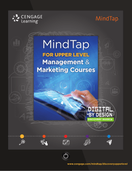 MindTap - Cengage Learning