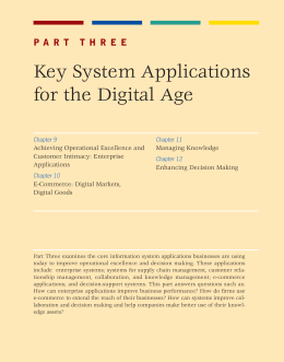 13. Part 3 Key System Applications for the Digital Age
