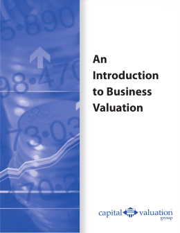 An Introduction to Business Valuation PDF