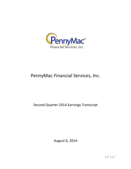 PennyMac Financial Services, Inc.