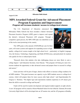 information on the grant award.