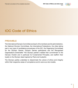 IOC Code of Ethics