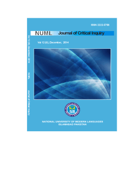 NUML JCI ISSN 2222-5706 Vol 12(II), Dec, 2014