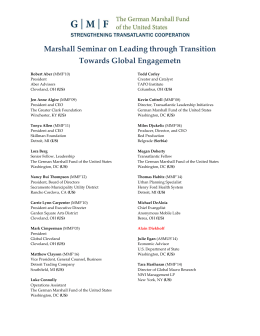 Marshall Seminar on Leading through Transition Towards Global