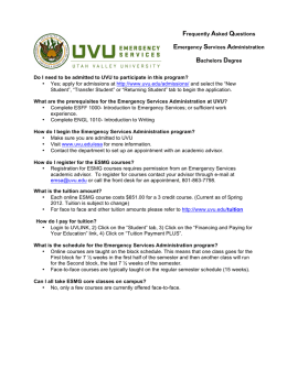 Do I need to be admitted to UVU to participate in this program? • Yes