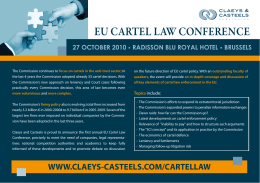 eu cartel law conference