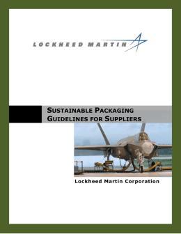 sustainable packaging guidelines for suppliers