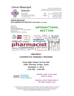 press release - pharmacy program - chs