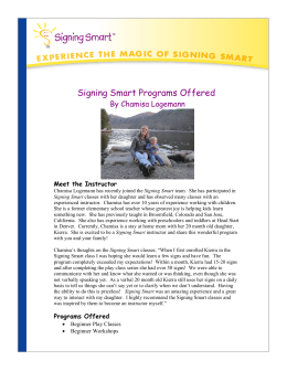 Signing Smart Programs Offered