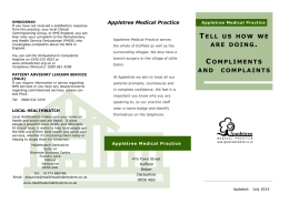 to view - Appletree Medical Practice