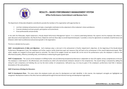 Office Performance Commitment and Review Form - DepED
