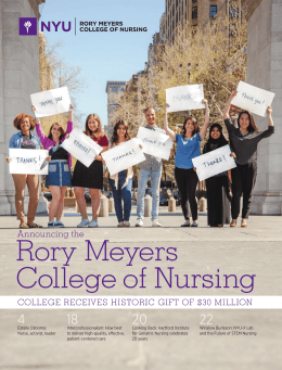 NYU Rory Meyers College of Nursing