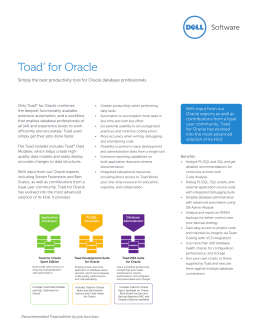 Toad® for Oracle
