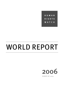 World Report Book - Human Rights Watch