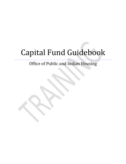 Capital Fund Guidebook