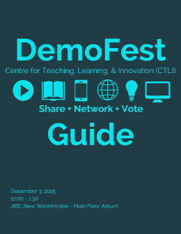 Demofest Guide 2015