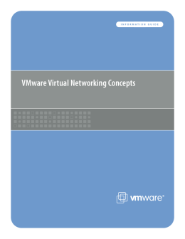 VMware Virtual Networking Concepts