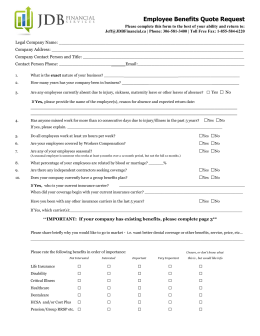 SELECTPAC Quotation Request Form