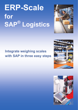 ERP-Scale for SAP Logistics