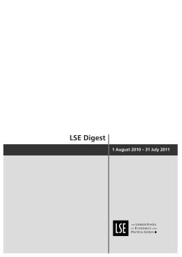 LSE Digest 2010-2011