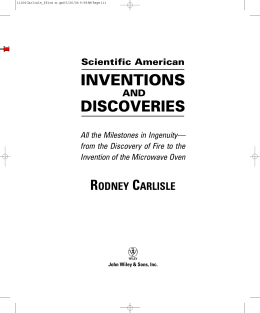 Scientific American Inventions and Discoveries