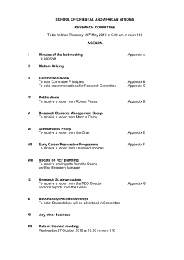 Research Committee Open Agenda and Minutes 25 May 2010 (pdf