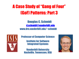 A Case Study of “Gang of Four” (GoF) Patterns: Part 3