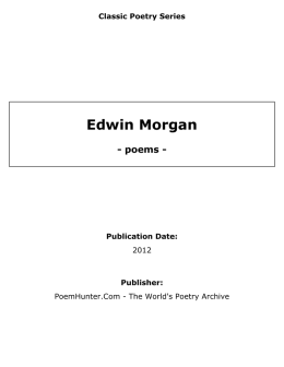 Edwin Morgan - PoemHunter.com