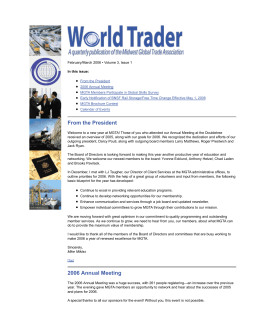 February/March 2006 - Midwest Global Trade Association (MGTA)