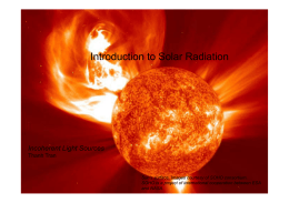 Introduction to Solar Radiation