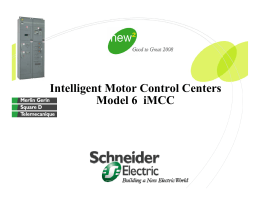 Intelligent Motor Control Centers Model 6 iMCC