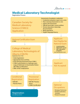 Medical Laboratory Tecchnologist