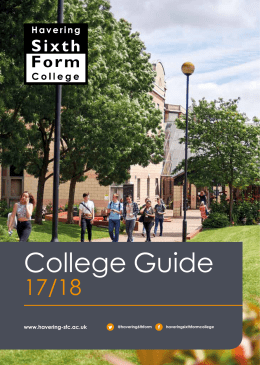 College Guide - Havering Sixth Form College