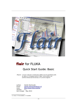 flair for FLUKA
