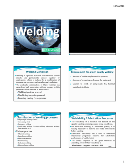 Welding Complete PPT With Question