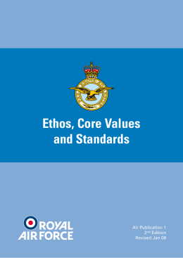 Ethos, Core Values and Standards