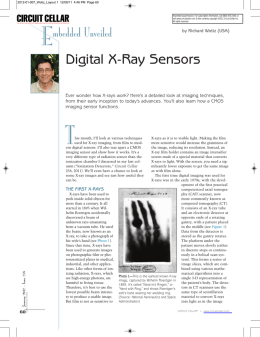 Digital X-Ray Sensors (Circuit Cellar 258 January 2012)