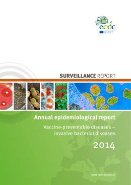Annual epidemiological report