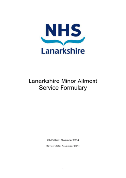 NHS Lanarkshire - Community Pharmacy