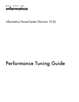 Informatica PowerCenter - 10.0