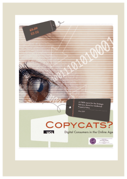 Copycats? Digital consumers in the online age