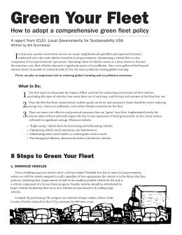 Green Your Fleet - Garfield Clean Energy