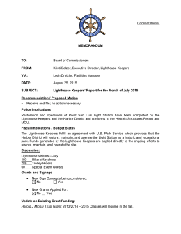 Staff Report - Port San Luis Harbor District