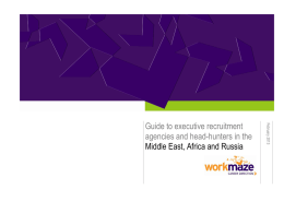 Guide to executive recruitment agencies and head