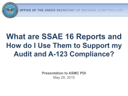 What are SSAE 16 Reports and