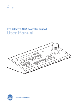 KTD-405 Keypad User Manual